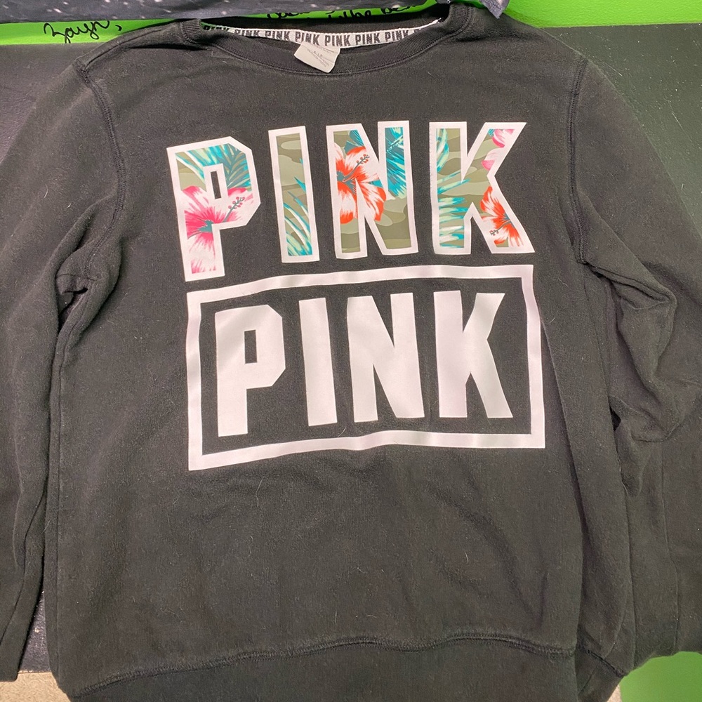 PINK crew sweater